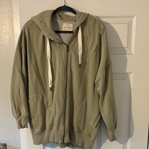 American Eagle Outfitters Olive Green Hoodie